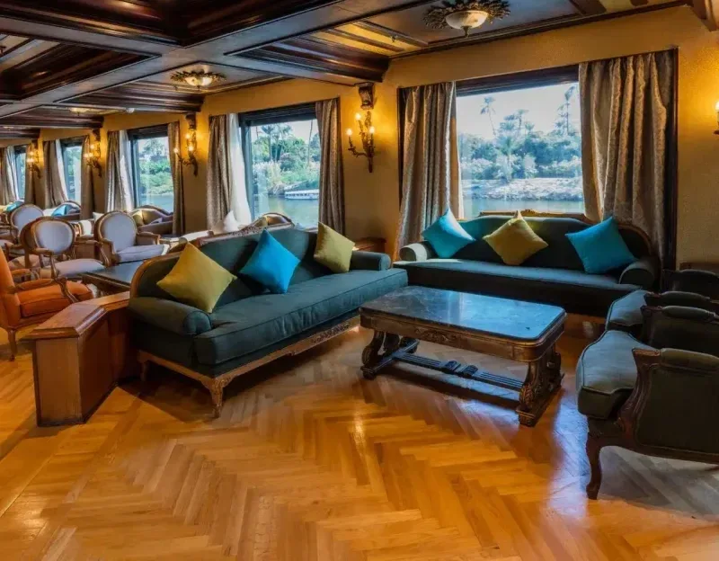Adonis Nile Cruise Lounge Bar — 140-Seat | Billiards & Discotheque On Board